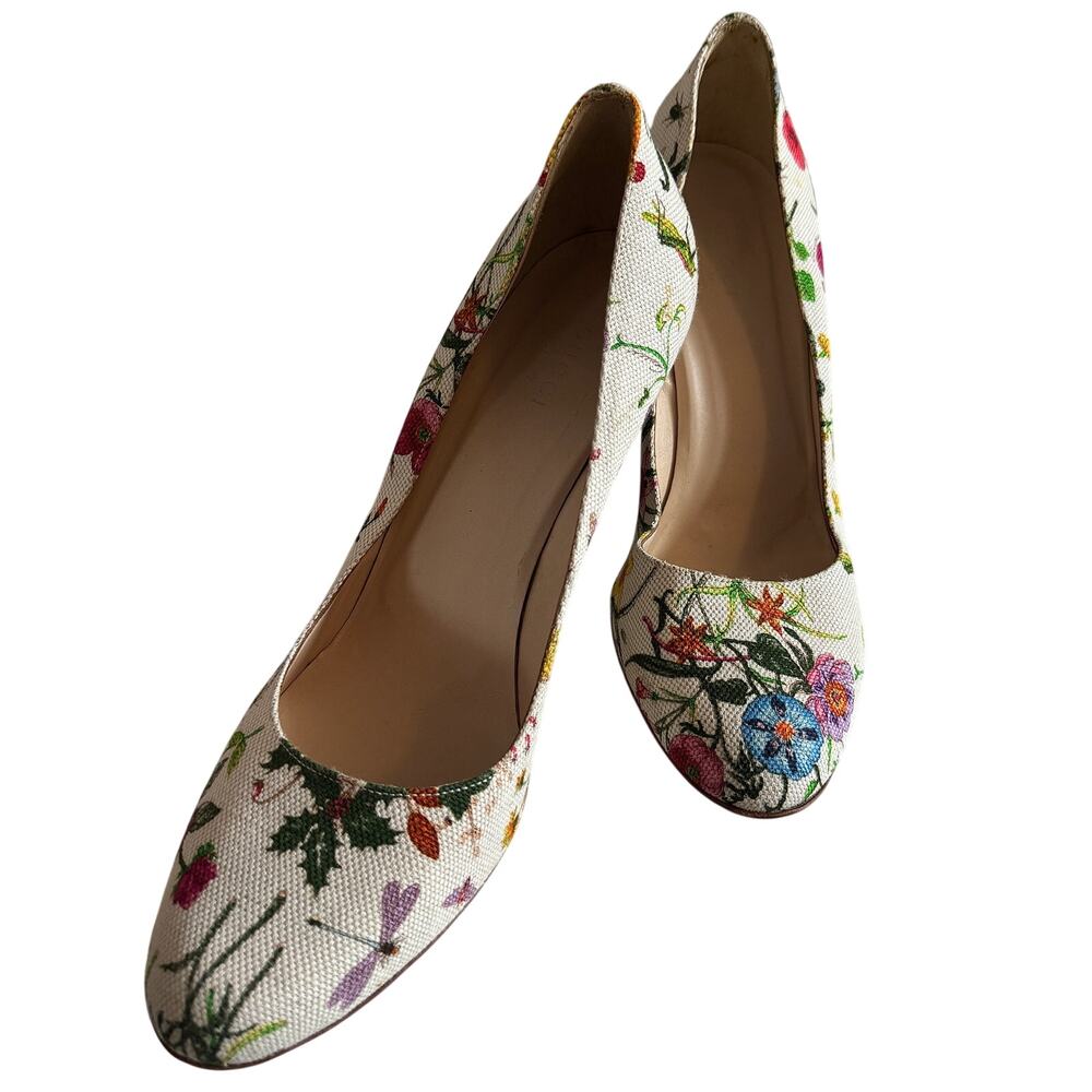 Gucci Sylvie Cloth Heels